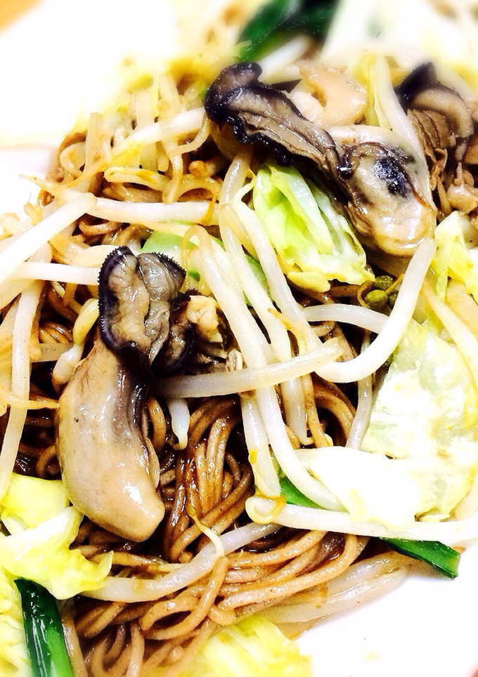 和蕎麦の牡蠣焼きソバ-レシピのメイン写真