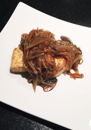 野菜あんかけ豆腐ステーキ-レシピのメイン写真