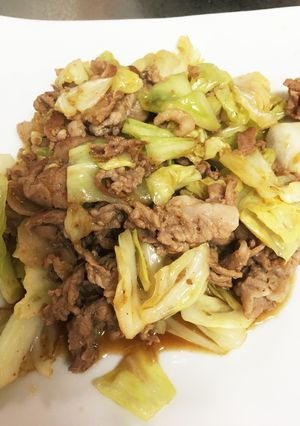 調味料1つ！肉とキャベツの炒め物-レシピのメイン写真