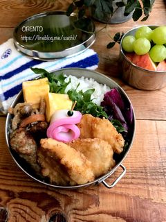 お弁当に!鶏むね肉の竜田揚げ-レシピのメイン写真