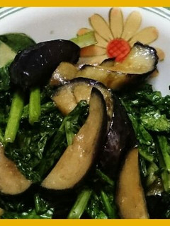 茄子と菜の花のソテー-レシピのメイン写真