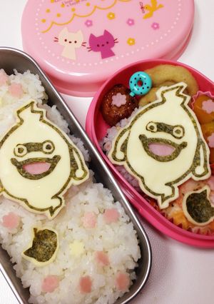 夜作成で朝楽チン♪ウィスパーキャラ弁-レシピのメイン写真