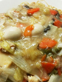 パリパリもちもち麺の八宝菜あんかけ-レシピのメイン写真