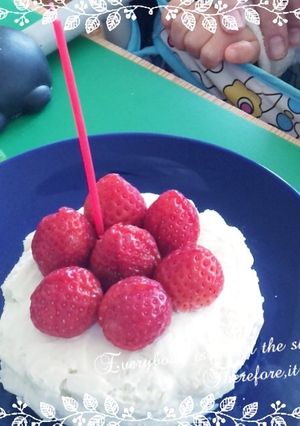1歳のお誕生日ケーキ-レシピのメイン写真