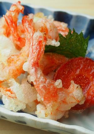葛の衣でエビ天-レシピのメイン写真