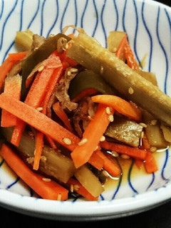 ごぼうとさきいかの漬け物-レシピのメイン写真