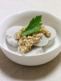 お鍋1つで!京芋の煮物そぼろあんかけ-レシピのメイン写真