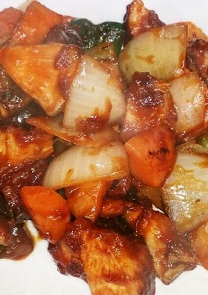 お弁当に　ケチャップとポン酢で簡単酢豚風-レシピのメイン写真