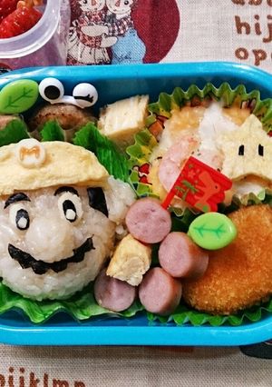 キャラ弁★ビルダーマリオ-レシピのメイン写真