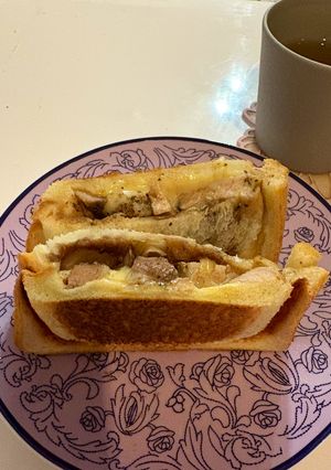 ローストポーク×ホットサンド-レシピのメイン写真