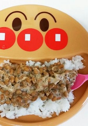 離乳食☆完了期　納豆ごはん♪-レシピのメイン写真