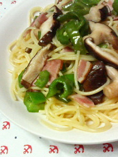 ベーコンと椎茸の☆さっぱり和風パスタ♪♪-レシピのメイン写真