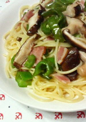 ベーコンと椎茸の☆さっぱり和風パスタ♪♪-レシピのメイン写真