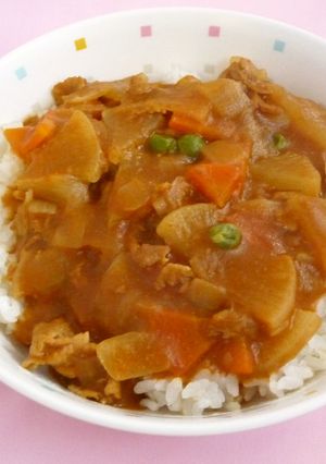 大根カレーライス・保育園給食-レシピのメイン写真