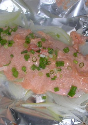 鮭のたみマヨホイル焼き-レシピのメイン写真