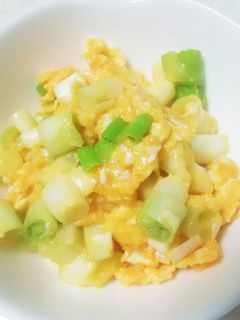 簡単!長ねぎの卵とじ☆-レシピのメイン写真