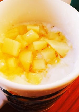 餅ホットヨーグルト-レシピのメイン写真