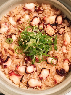 土鍋でたこ飯-レシピのメイン写真