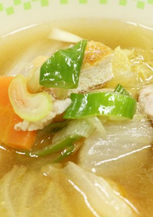 学校給食♪地元の野菜がいっぱい豚汁-レシピのメイン写真
