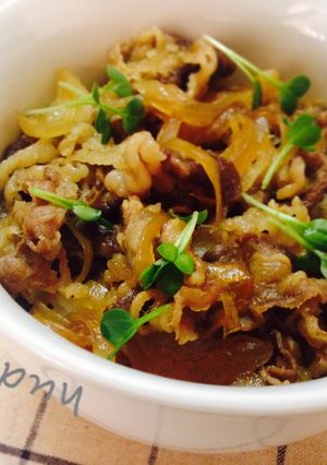 失敗なしの調味料同量シリーズ!牛丼編-レシピのメイン写真