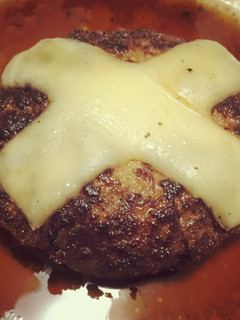 簡単ハンバーグ&うちのソース-レシピのメイン写真
