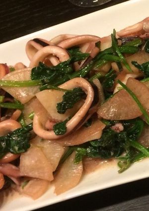 ご飯が進む♩ヤリイカと大根炒め♩-レシピのメイン写真