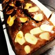 ブルーベリーパウンドケーキグレイズド添え