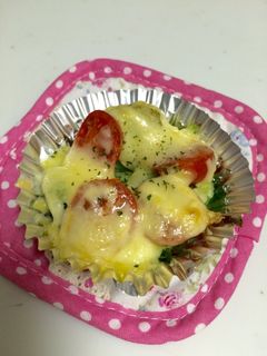 ブロッコリーとミニトマトのチーズ焼き♡-レシピのメイン写真