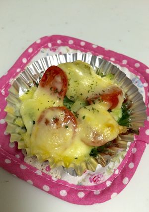 ブロッコリーとミニトマトのチーズ焼き♡-レシピのメイン写真