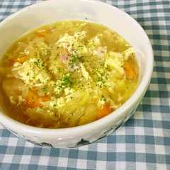 野菜玉子コンソメバタースープ-レシピのメイン写真