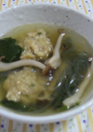 栄養たっぷり❤鶏だんごスープ-レシピのメイン写真