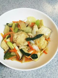 茹で鶏と彩り野菜のさっぱり甘酢炒め-レシピのメイン写真