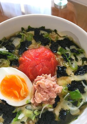 丸ごとトマトのチーズ味噌ラーメン-レシピのメイン写真