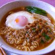 朝ラー・納豆・目玉焼き乗せ!!