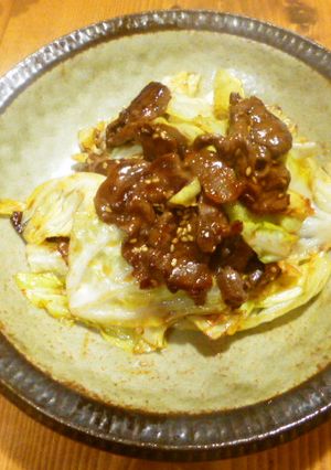 牛肉とキャベツのオイスター炒め♪-レシピのメイン写真