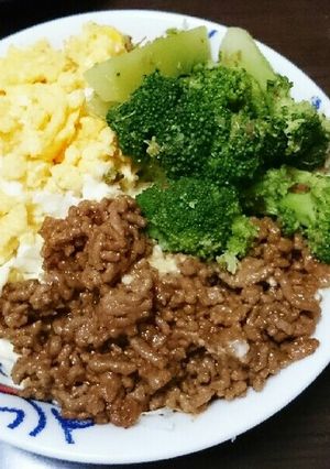 簡単三色丼-レシピのメイン写真