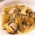 ふきと豚肉の煮物