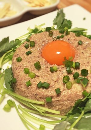 お酒にピッタシ＊さば缶でなめろう＊-レシピのメイン写真