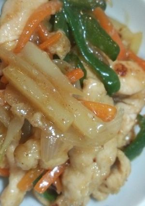 節約鶏胸肉でふわふわ！チンジャオロース！-レシピのメイン写真