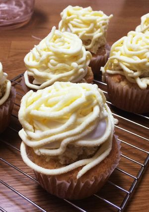 余った栗の甘露煮でモンブランマフィン-レシピのメイン写真