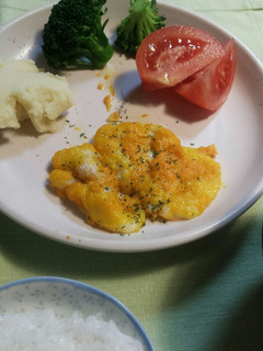 白身魚のニンジン衣焼き-レシピのメイン写真