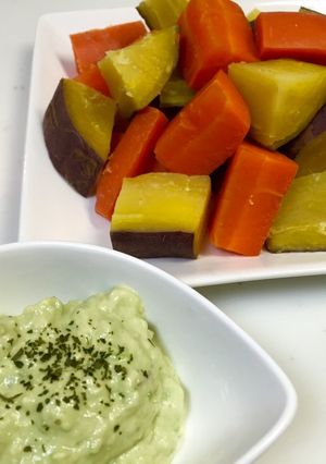 簡単‼アボカドディップの温野菜サラダ-レシピのメイン写真