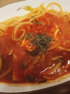 簡単★寒い日の魚介とキノコのスープパスタ-レシピのメイン写真