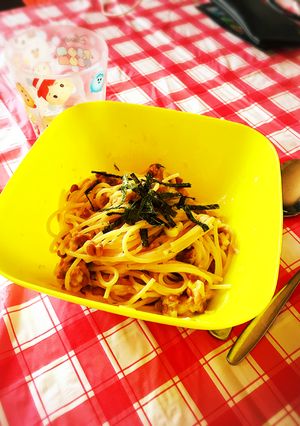 超簡単♡ 子供も喜ぶ 納豆パスタ♡-レシピのメイン写真