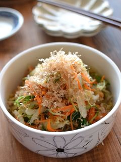 カリカリじゃこの白菜サラダ【作りおき】-レシピのメイン写真