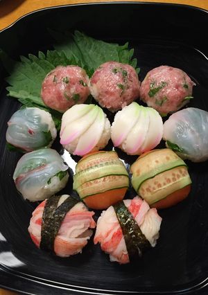 ちょっと気張りたい時の手毬寿司-レシピのメイン写真