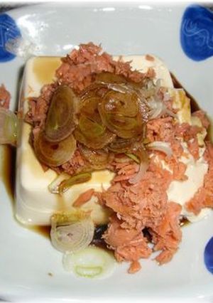 ダイエットレシピ　鮭冷奴-レシピのメイン写真