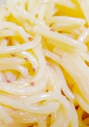 洗い物削減！レンジで簡単マスタードパスタ-レシピのメイン写真