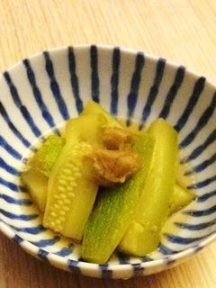【簡単10分】ズッキーニのお浸し-レシピのメイン写真