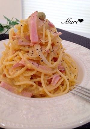 生クリ無し！大人のわさボナーラ-レシピのメイン写真